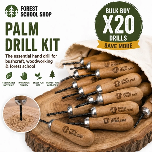 Palm Drill Set – Forest School Bulk Pack